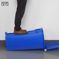 Poubelles à pédale médicales mobiles en plastique PP de 15L et 20L en gros