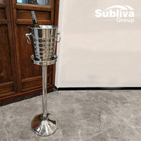 Traditionnel Seau À Champagne Support 72.5cm