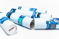 Kunden spezifische Stift verpackung Papier röhre mit Fenster Runde Papp verpackung Stift box