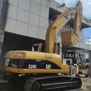 Excavatrice sur chenilles hydraulique Caterpillar 320C d'occasion de marque supérieure, 20 tonnes, avec moteur et boîte de vitesses, en promotion - Product Image 6