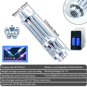 Đi Bộ Đường Dài điều hướng Bút laser màu xanh với hệ thống sạc điện | chùm tia xanh đường dài để đánh dấu Đường Mòn - Product Image 3