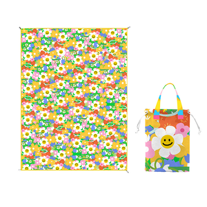 Tapis de pique-nique miniature personnalisé MingChan, tapis anti-humidité, élégant et tendance, tapis portable pour le <span class=keywords><strong>camping</strong></span> printanier, festival de musique - Product Image 1