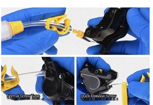 طقم أدوات تعبئة زيت الفرامل للدراجات الهوائية من IRONDONKEY، مجموعة تغيير زيت الفرامل LTWOO Blueprint R5R7 - Product Image 3