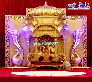 Escenario de temática de pavo real para boda, escenario único de temática de pavo real para boda, estilo abierto inspirador - Product Image 6