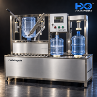 Machine semi-automatique 3-en-1 haute performance pour le lavage, le remplissage et le bouchage de bouteilles – Idéale pour les usines d'eau pure minérale et les ateliers d'eau en fût