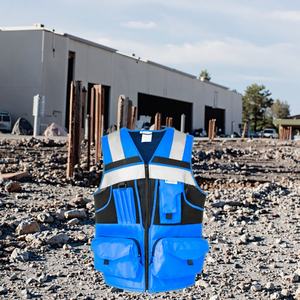 Gilet de sécurité réfléchissant personnalisable S-5XL, haute visibilité, séchage rapide, vêtements de chantier haute visibilité, directement de l'usine - Product Image 1
