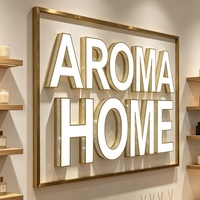Lettres en relief LED, éclairage étoile perforé, enseigne lumineuse, enseigne 3D à éclairage frontal, logo en acrylique, enseigne en acier inoxydable, enseigne de devanture de magasin