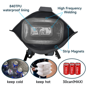 Mochila Nevera Aislada Térmica Impermeable Moderna y Portátil <span class=keywords><strong>MIREN</strong></span>, Retención de Hielo por 3 Días, Capacidad para 30 Latas de Vino y Comida - Para Exteriores - Product Image 6