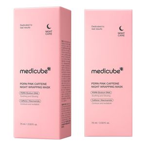 มาส์กพอกหน้า Medicube Wrapping Mask PDRN Caffeine Overnight Peel Off <span class=keywords><strong>Facial</strong></span> Mask ช่วยยกกระชับ ลดบวม และเติมความชุ่มชื้นด้วยคาเฟอีนและคอลลาเจนเพื่อผิวเนียนใส - Product Image 6