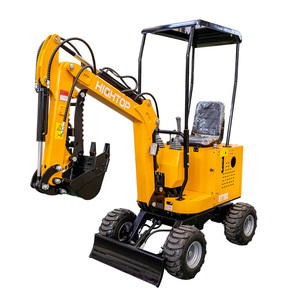 Excavadora de ruedas HIGHTOP de 1 tonelada, miniexcavadora para granja y demolición en interiores - Product Image 5