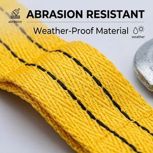 Sangle de <span class=keywords><strong>remorquage</strong></span> robuste CARFU 4M 5T en polyester haute résistance avec crochets métalliques pour le <span class=keywords><strong>remorquage</strong></span> de véhicules tout-terrain - Product Image 4