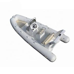 Vente en gros bateau à côtes épaissies en fibre de verre PVC résistant à l'usure kayak hors-bord gonflable bateau de pêche électrique pour 7 personnes et plus - Product Image 5