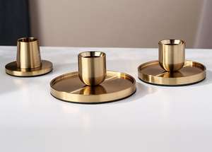 Grenzüberschreitender Kerzenhalter Großhandel, Schwarzer Kerzenständer aus Metall, Dekoration, Kunsthandwerk für das Wohnzimmer, Hochzeitsdekorationen - Product Image 6