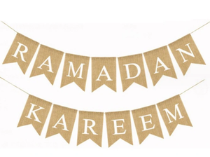 Bannière Ramadan DAMAI, décorations Eid Mubarak, comprenant une bannière Joyeux Eid, des étoiles, une lanterne, un drapeau à suspendre - Product Image 5