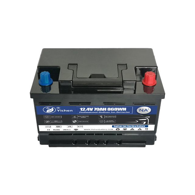 New Design YCSTPOWER YC-NA-1270S Car Starting Sodium Ion Battery 12.4V 70Ah with Grade a SIB Cells CCA 1500 4-Year Warranty
