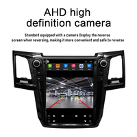 Lecteur multimédia automobile Android avec écran vertical de 12,1 pouces pour Toyota Fortuner 2008-16, CarPlay sans fil, Android Auto, navigation GPS
