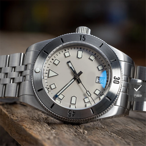 Orologi di marca automatici da uomo con cinturino <span class=keywords><strong>orologio</strong></span> da immersione in cristallo zaffiro rotondo <span class=keywords><strong>Unisex</strong></span> in acciaio inossidabile di alta qualità - Product Image 5