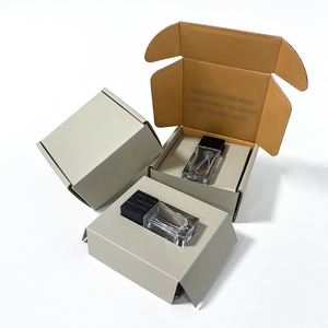 Logo personnalisé impression recto verso ondulé kit de soins de la peau emballage emballage beauté expédition avion enveloppes boîtes avec insert - Product Image 4