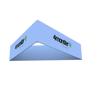 Stand de Exhibición 4Monster Booth 1010 de Alta Calidad, Marco de Aluminio Personalizado OEM, Tela Tensada, Fácil Montaje, Triangular, Colgante de Techo - Product Image 6