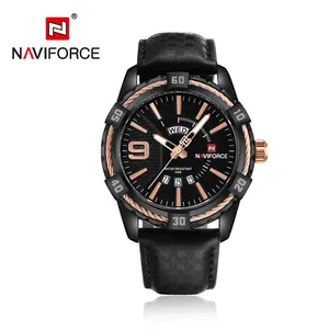 Relogio masculino naviforce 9117 נירוסטה גברים קוורץ קסם יוקרה שעון שעוני יד mens שעונים reloj 2020