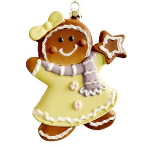 New Handmade PE Material Gingerbread Man Pendants Cartoon Style 3 Colors <b>Christmas</b> Tree <b>Decorations</b> Atmosphere Setting <b>Supplies</b> - Product Image 3