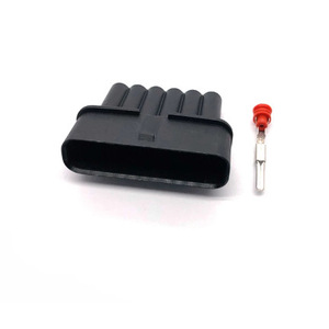 Conector de Pedal de Acelerador Impermeable de 6 Pines para Autos Toyota y Mazda 7283 196830, Plástico Negro IP20, Terminal Macho y Hembra - Product Image 2