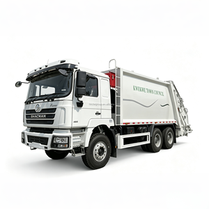 Camion benne arrière diesel 6x4 pour collecte de déchets domestiques de grande capacité, norme Euro 3, vente directe usine - Product Image 1