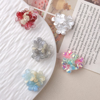 Pesona Resin Bunga Merah Putih Kartun Kawaii Anime Dekorasi DIY Kerajinan Tangan Buatan Sendiri