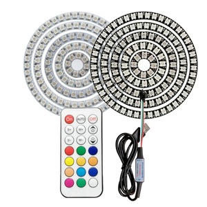 WS2812B 5050 SMD RGB пиксельный кольцевой светильник 16/30/45 адресуемые светодиоды 1 м USB Гибкий Диммируемый/<span class=keywords><strong>ESP8266</strong></span> 6000K 5V пластик - Product Image 2