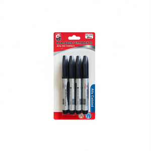 ERP Permanent Marker 3Pcs Black Ink For Paper Fax Photocopy High Quality - Product Image 1