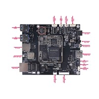 Placa de Desarrollo Integrada Rockchip RK3568 SoM 2G 8G 2xUSB3.0 GMAC Ethernet WiFi BT Android 11 HMI GE8300 GPU de Código Abierto