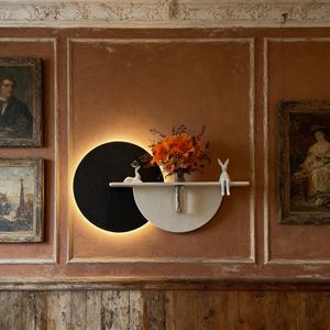 Nuevo Cuadro Decorativo LED Personalizado al por Mayor para el Hogar, Diseño Minimalista Geométrico para Entrada, Pintura Decorativa DIY de Arenisca para Colgar - Product Image 2