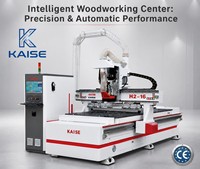 Machine de fraisage CNC pour le travail du bois H2-16 ATC avec contrôle Syntec PLC, composants de base à engrenages, servomoteur de 9,0 kW, unité unique