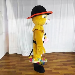 Costume da Mascotte del Personaggio Gatto in Pelle di Puss in Boots per Adulti, Certificato CE, da Guangzhou Enjoyment - Product Image 2