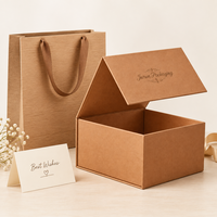 Boîte cadeau magnétique personnalisée, écologique, avec laminage mat, logo en relief, emballage rigide pour cosmétiques