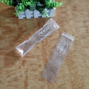 <strong>Personalised</strong> Clear Transparent <strong>Pe</strong> Pet Sachet Strip Custom Zipper Poly Packaging <strong>Bag</strong> for Ice Cream Liquid Freezer Popsicle - Product Image 3