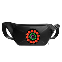 Mochila Deportiva Impermeable con Pantalla LED a Todo Color, Control por Aplicación Móvil y Bluetooth, Modelo Ojo de Ángel