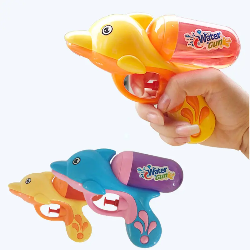 Детские летние пляжные брызги, детские игрушки оптом, летняя пластиковая водяная пушка с дельфином