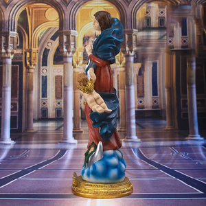 Yesus Kristus Salib Ornamen Agama Paskah Dinding Salib Dekorasi Rumah Hadiah Kerajinan <span class=keywords><strong>Resin</strong></span> - Product Image 3