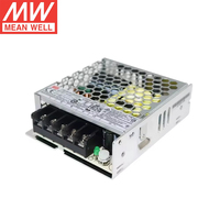 Alimentation à découpage encastrée MEAN WELL LRS-50 50W 12V 24V 85-264VAC, mince et sans ventilateur pour armoire de contrôle industrielle