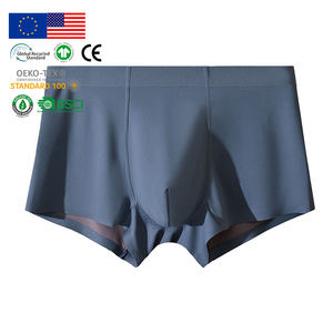 <span class=keywords><strong>Sous</strong></span>-vêtements modernes respirants côtelés de couleurs assorties personnalisées pour hommes – Slips et boxers pour hommes avec logo personnalisé, durables et décontractés - Product Image 1
