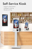 Kiosco Digital para Aeropuertos, Hoteles, Restaurantes y Supermercados, Pantalla LCD de Alta Definición, Reconocimiento Facial, Lector de Códigos de Barras, SDK, Autoservicio en Interiores