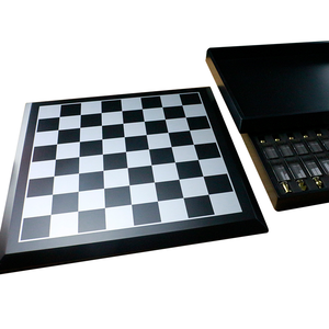 Tablero de <span class=keywords><strong>ajedrez</strong></span> de madera de cristal de lujo, juego de <span class=keywords><strong>ajedrez</strong></span> <span class=keywords><strong>con</strong></span> almacenamiento - Product Image 5