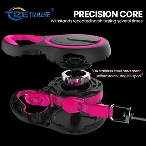 타이즈 강아지 리드줄 하네스 자동 줄길이 조절 애완견 리드줄 - Product Image 4