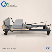 Machine de Pilates Reformer Commerciale en Alliage d'Aluminium avec Ressorts Réglables pour Studio et Gym