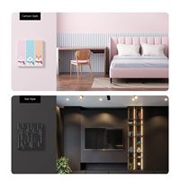 Pour l'interrupteur mural tactile intelligent SONOFF TX avec WiFi, coque de protection ultime motif dessin animé