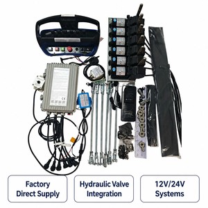 รีโมทคอนโทรลไร้สายสำหรับเครนอุตสาหกรรม 6 จอยสติ๊ก 12V 24V  ควบคุมด้วยคลื่นวิทยุ 500 เมตร สำหรับชุดไฮดรอลิกของรถบรรทุก - Product Image 5