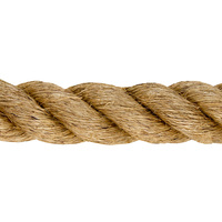 Ağır jüt kenevir halat doğal dokuma bükülmüş Sisal Fiber el sanatları bahçe demet tırmanma hamak denizcilik kullanımı için dayanıklı