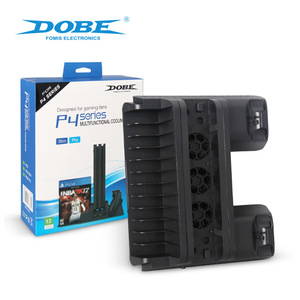 <span class=keywords><strong>DOBE</strong></span>-Soporte multifunción TP4-882 para <span class=keywords><strong>PS4</strong></span> <span class=keywords><strong>Slim</strong></span> Pro, ventilador de refrigeración, base de carga, soporte de disco - Product Image 1