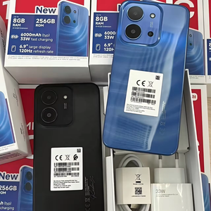 สมาร์ทโฟนขายส่ง 15C Octa Core 4G LTE HD หน้าจอ 6.9 นิ้ว 120Hz รองรับ 2 ซิม ชาร์จเร็ว ภาษาสเปน อังกฤษ ฝรั่งเศส หน่วยความจำ 8GB 256GB - Product Image 1